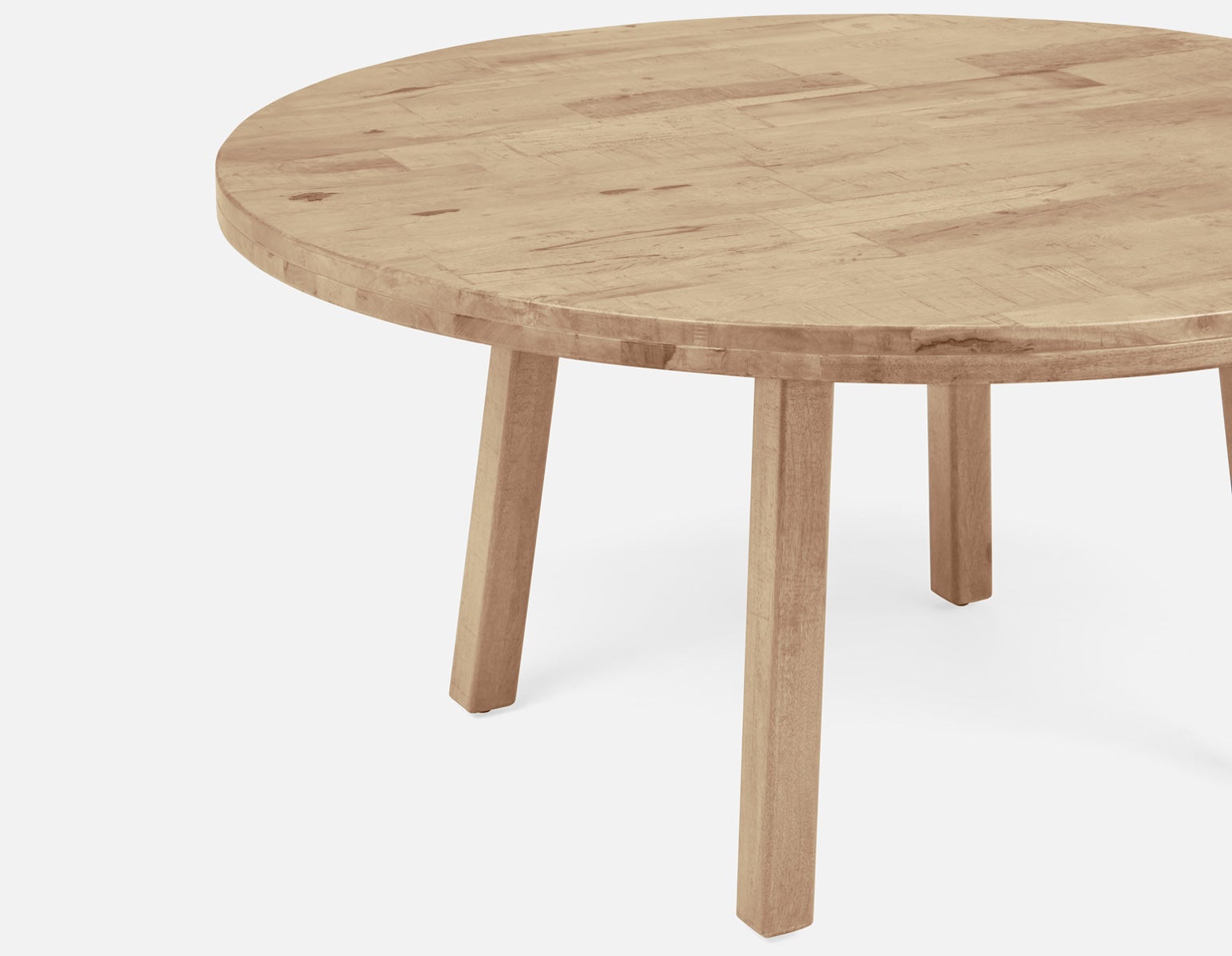 THESSALIA distressed solid mango wood dining table 150 cm undefined