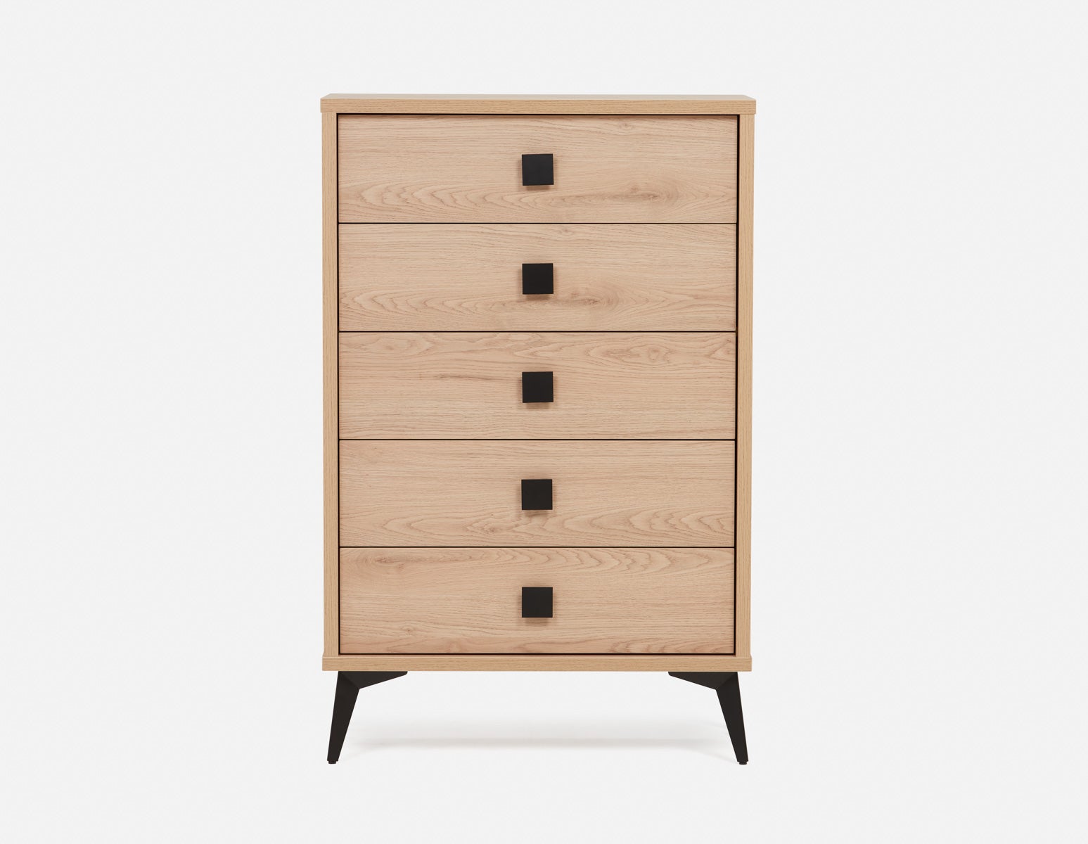 KIERA mid-century modern 5-drawer chest undefined