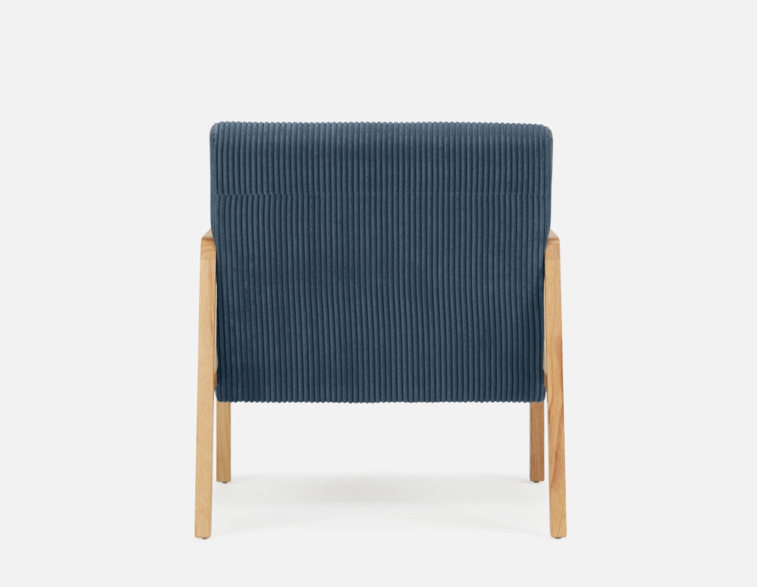 BECKETT fauteuil aux accents de velours côtelé et de rotin undefined