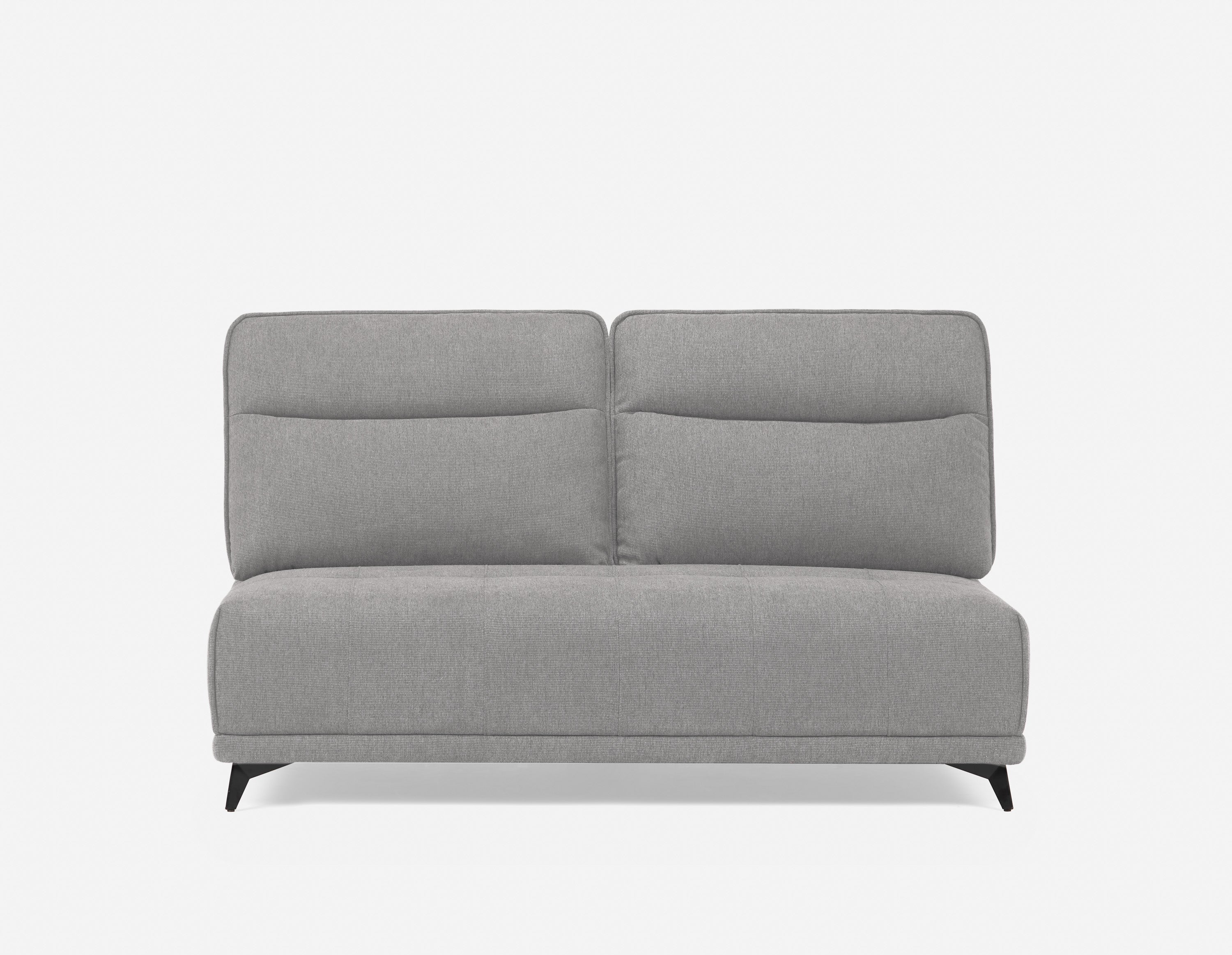 SIMON modern contemporary armless loveseat with adjustable backrest undefined