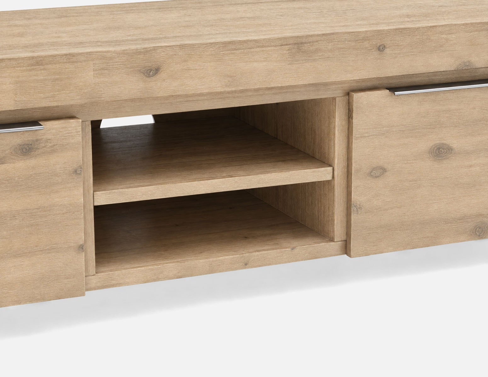 BREMEN modern farmhouse acacia wood media unit undefined