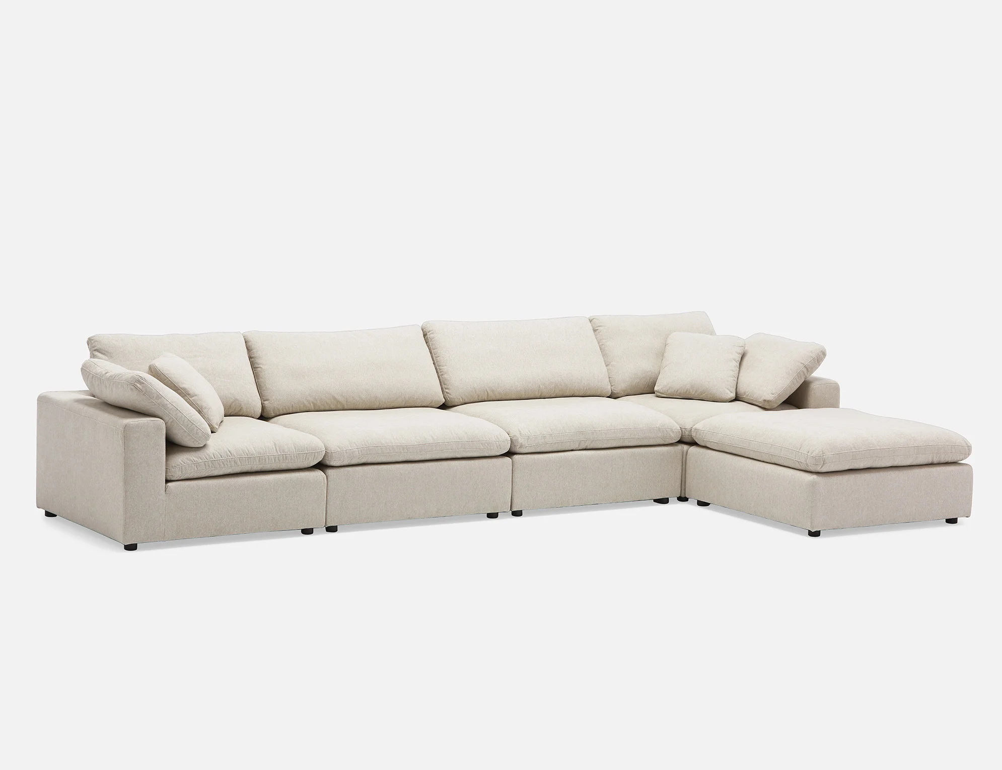 Soft 5 Pc Modular Sectional Sofa