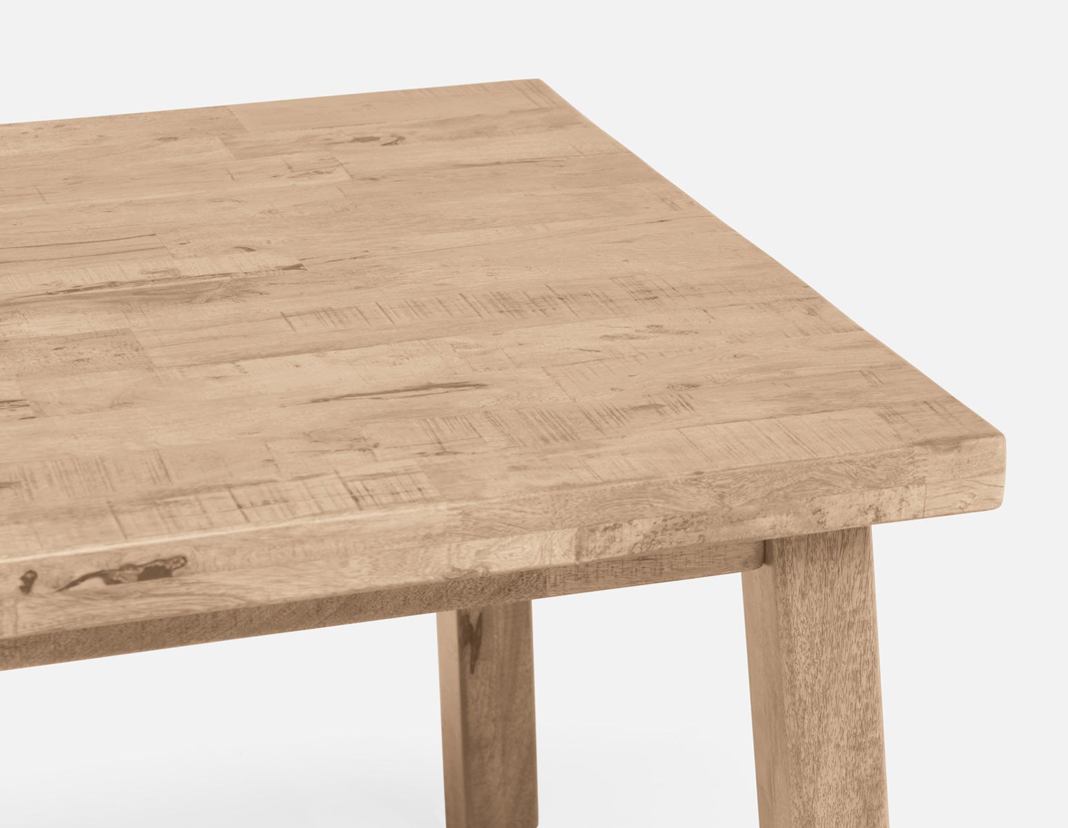 THESSALIA grande table de salle à manger en bois de manguier massif vieilli 240 cm undefined