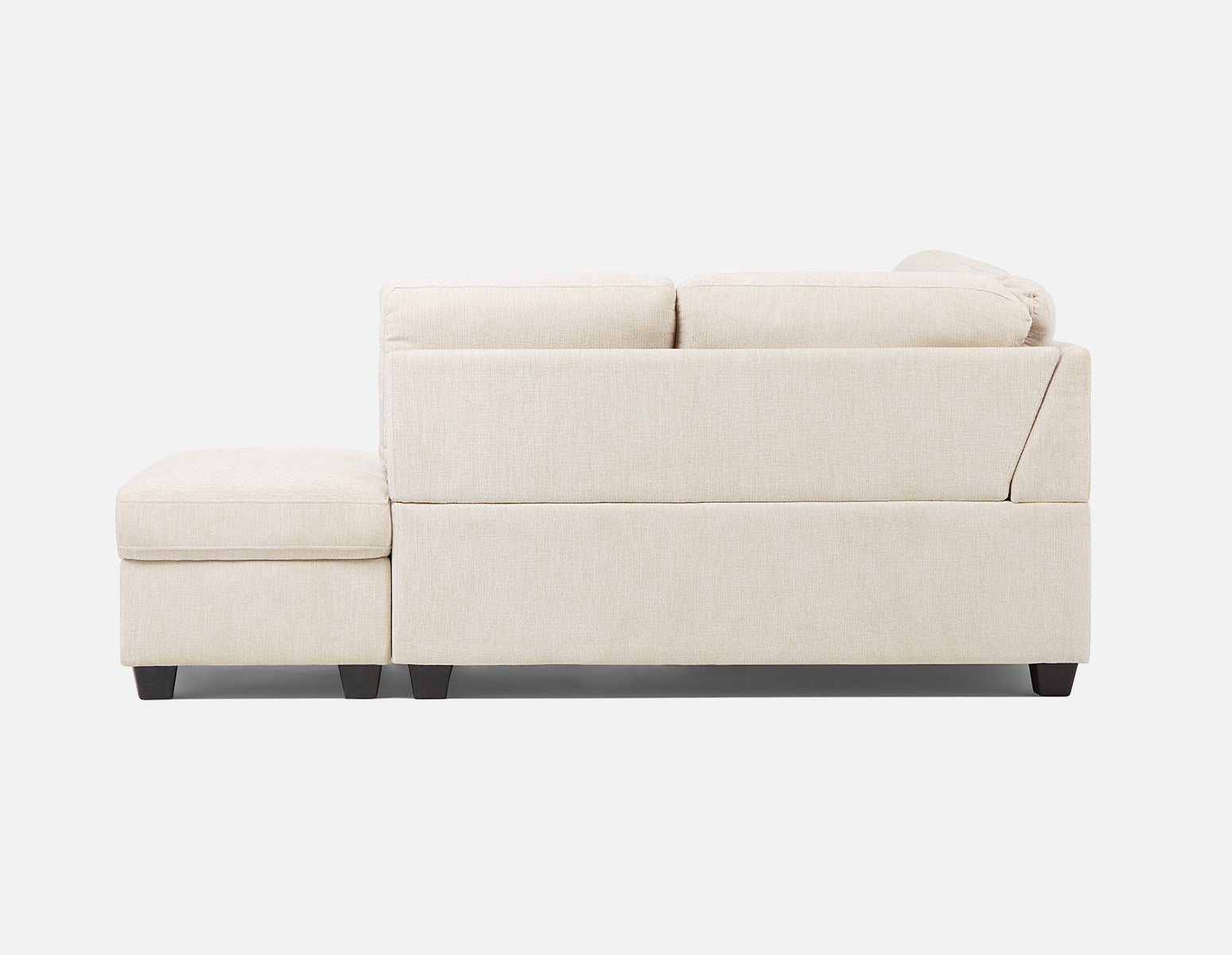 DELPHINE traditional right-facing sectional sofa-bed with storage undefined
