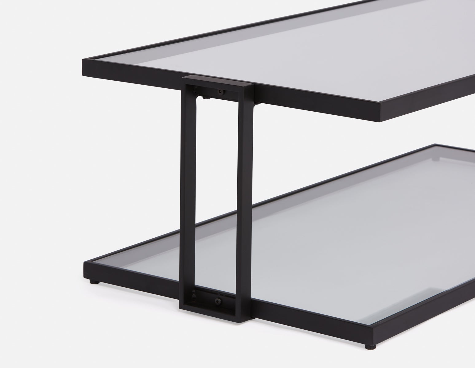 AGLAYA iron coffee table with tempered glass undefined