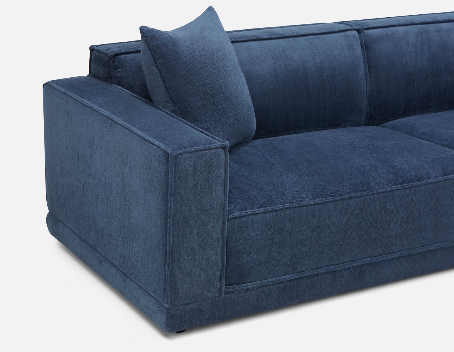 HILLARY modern low back 96" luxury sofa undefined