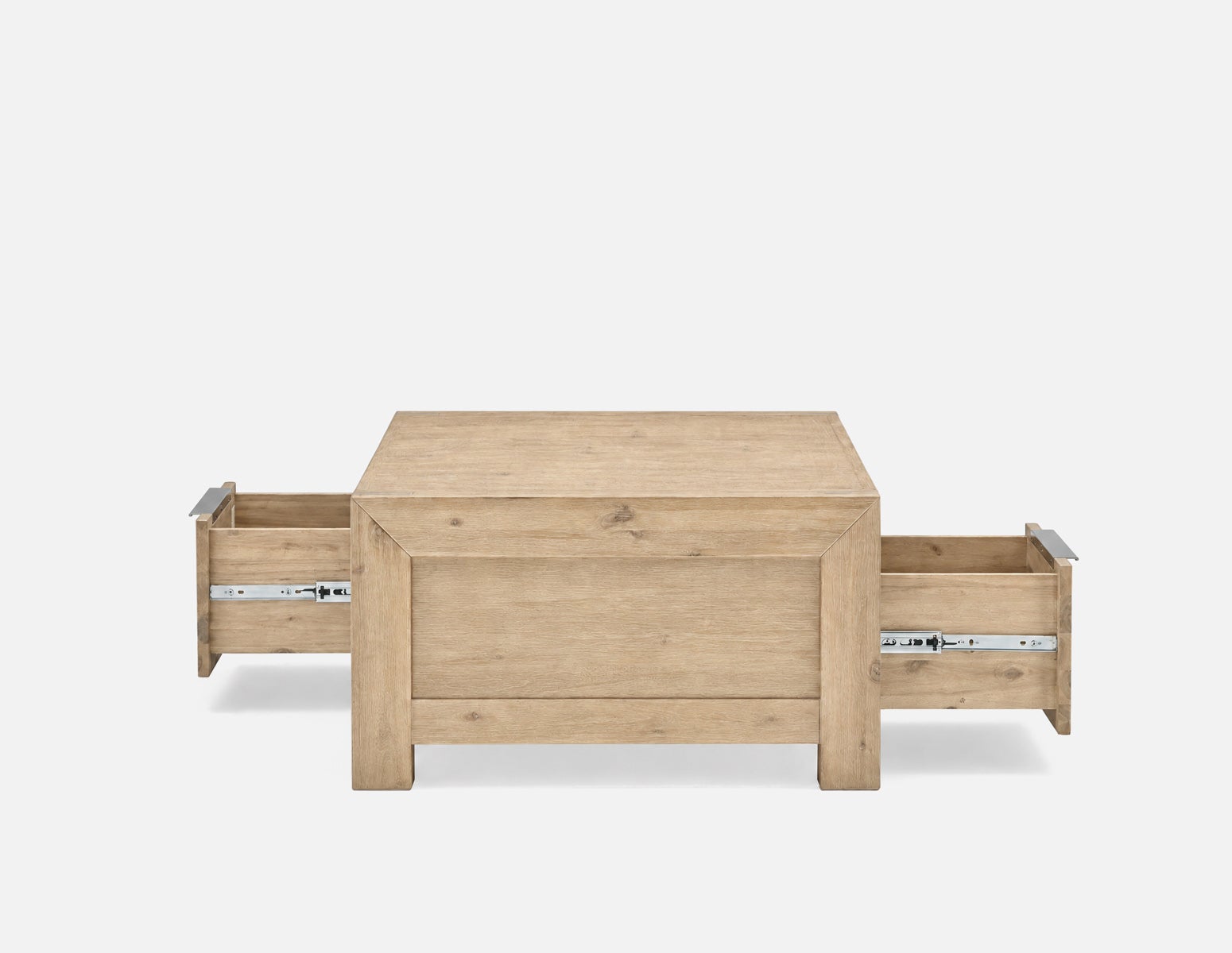 BREMEN modern farmhouse acacia wood storage coffee table undefined