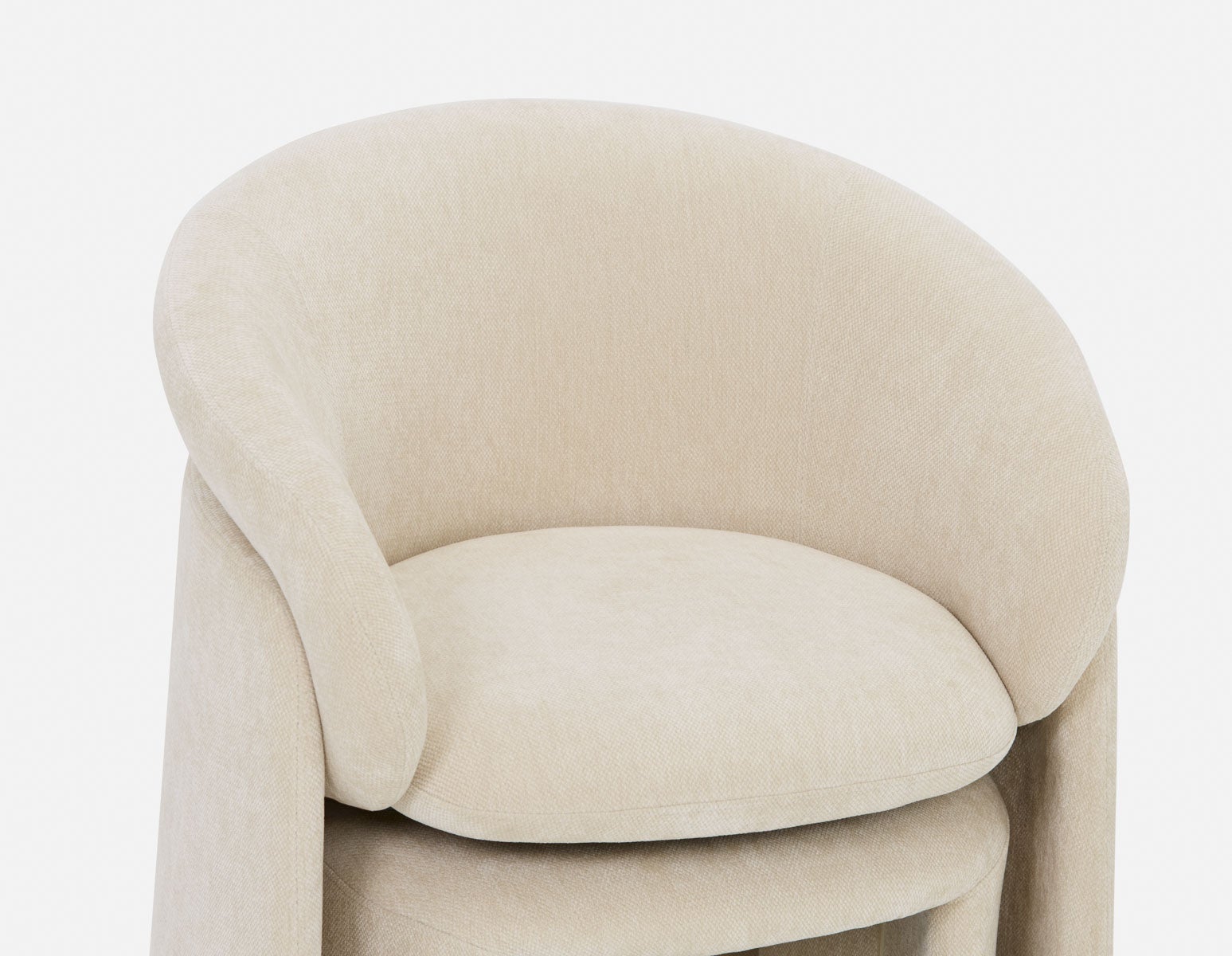 HANCHA chaise d'appoint moderne avec pouf undefined