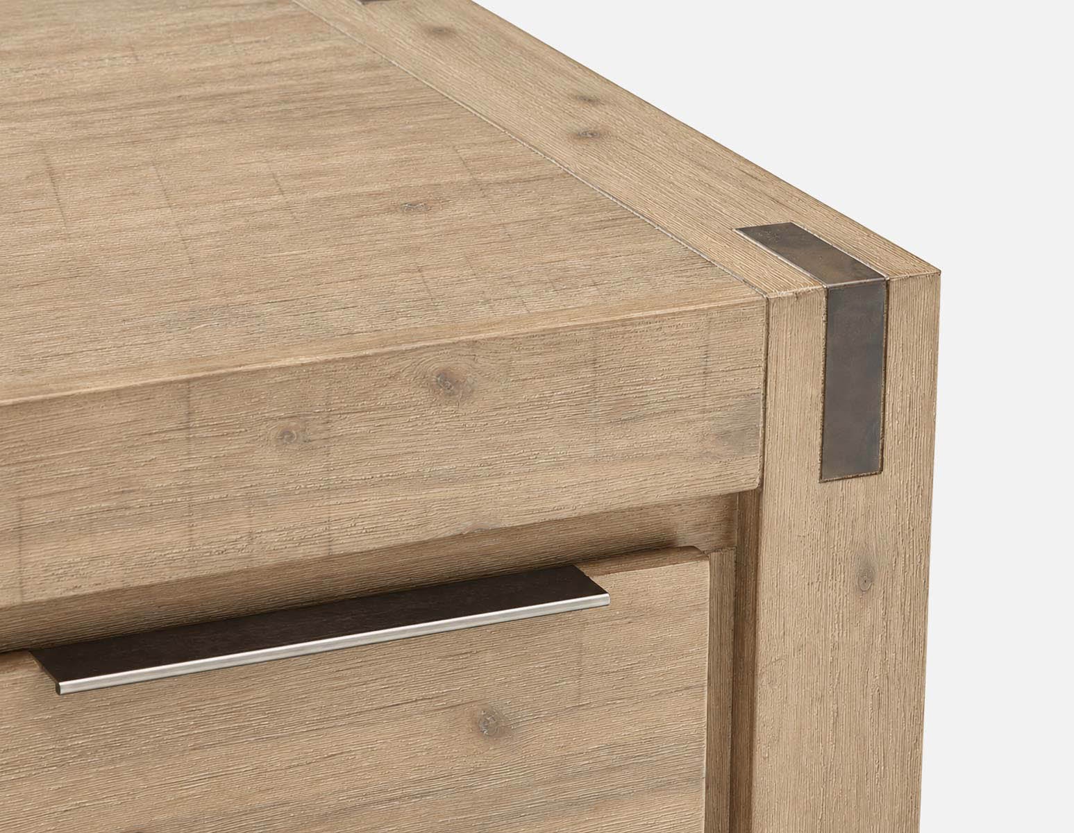 BREMEN table d'appoint en bois d'acacia campagnard moderne undefined