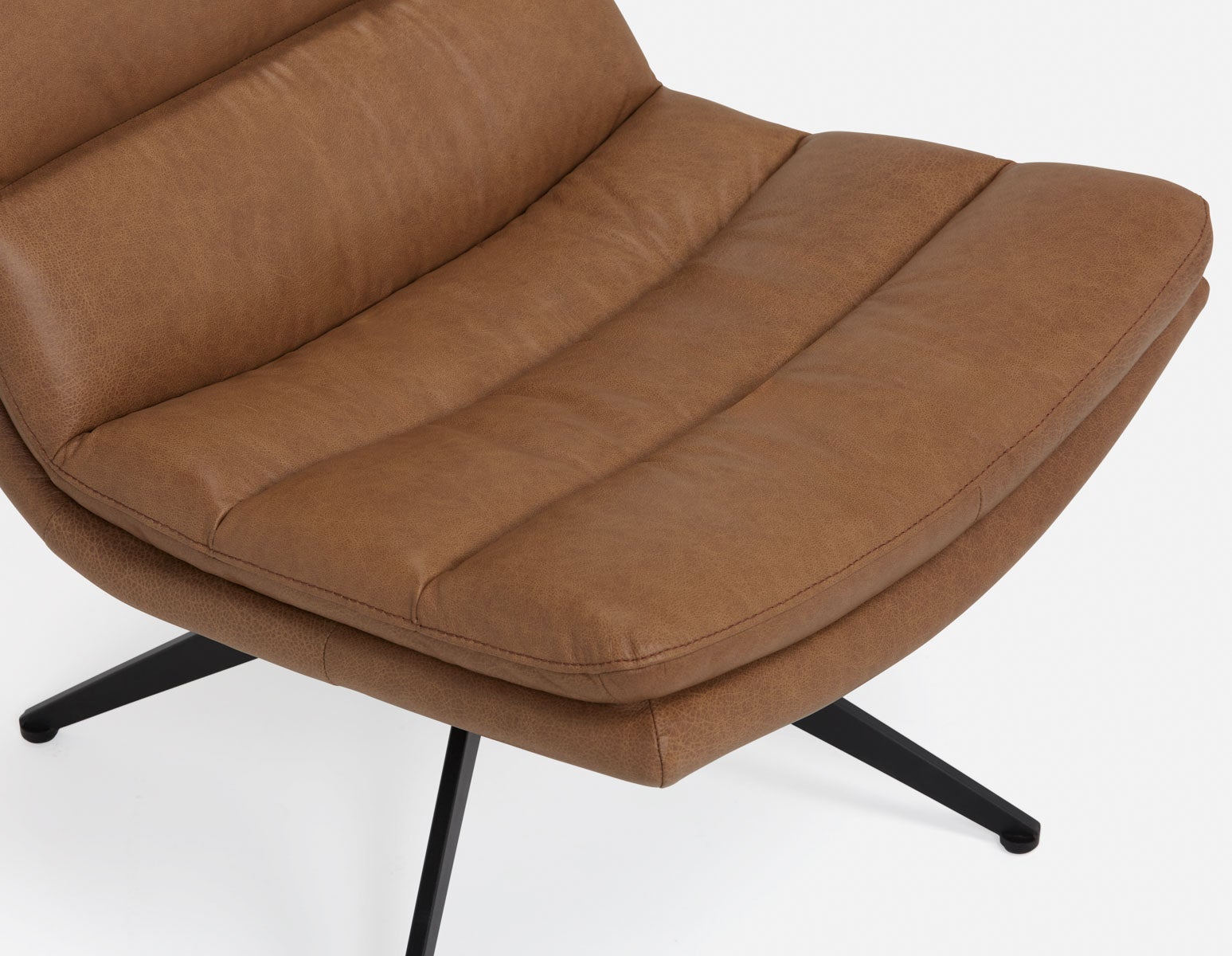 DORADA Fauteuil pivotant 100% cuir undefined