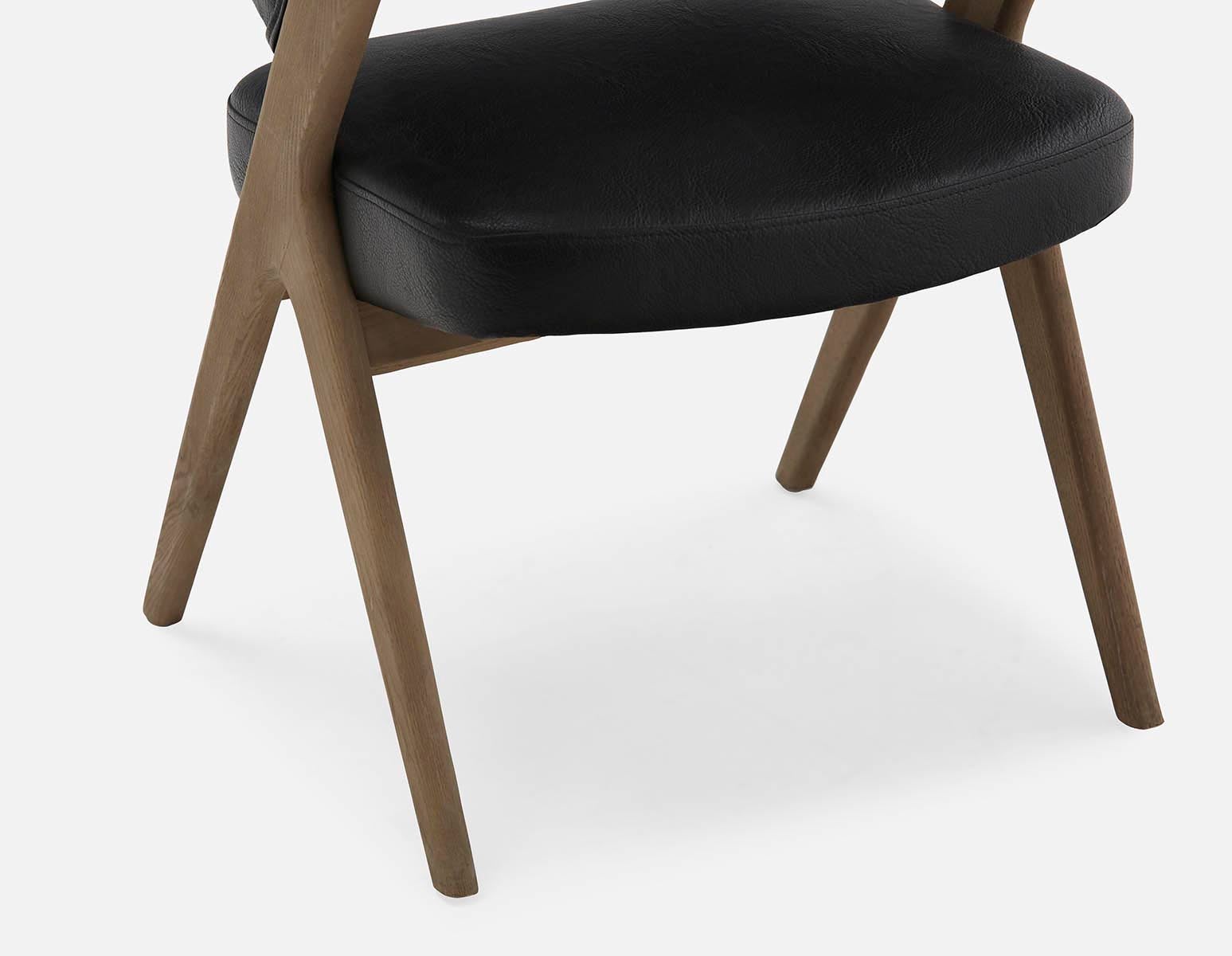 LORENA ash wood dining armchair Structube