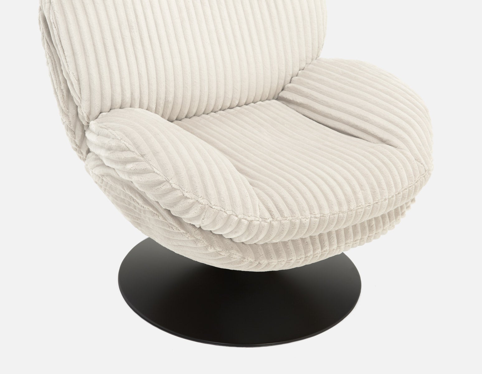 ROUSSEAU corduroy accent chair undefined