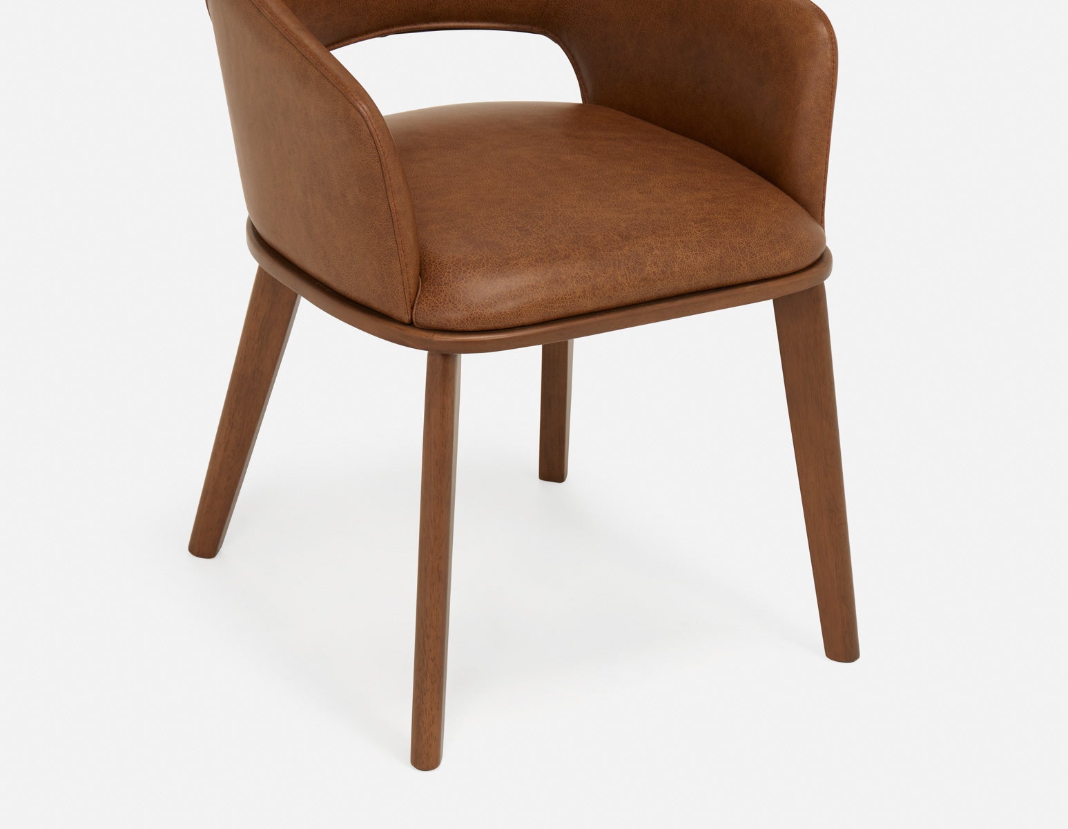 VITTA chaise de salle à manger moderne contemporaine 100% cuir | Structube