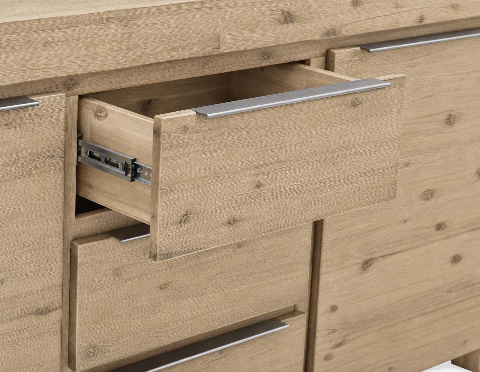 BREMEN modern farmhouse acacia wood 2-door sideboard undefined