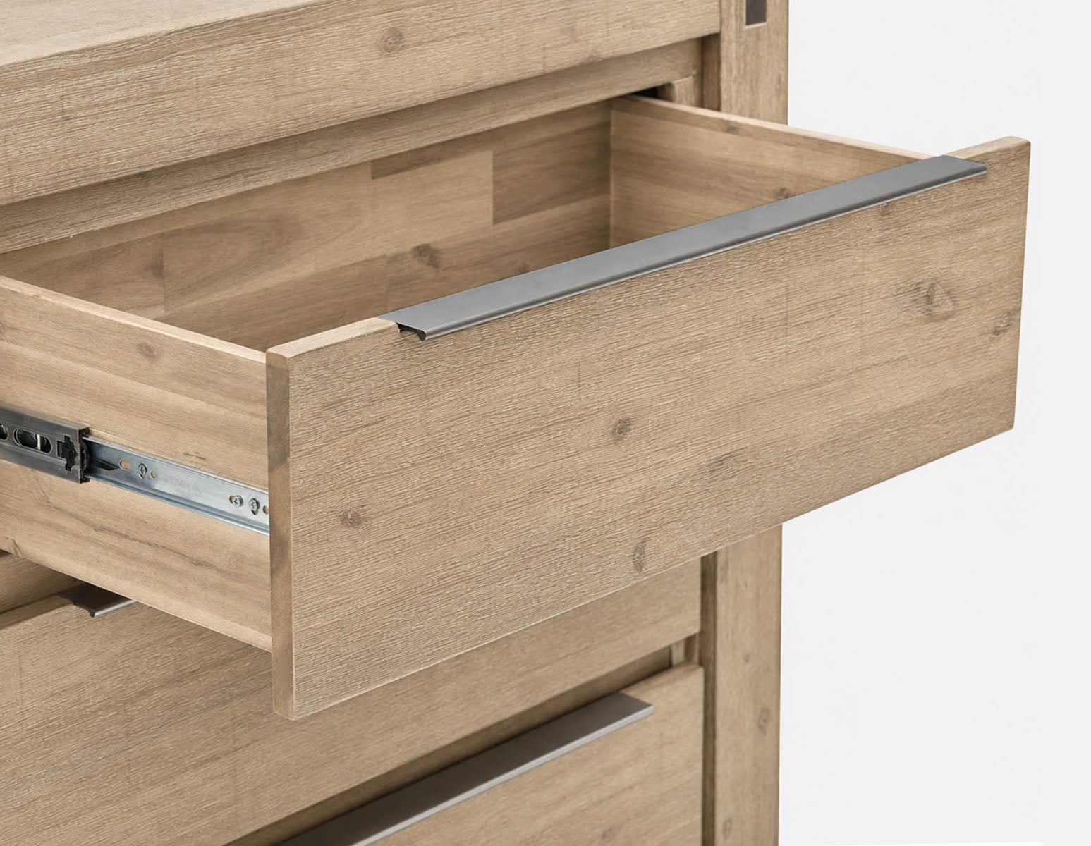 BREMEN commode à 4 tiroirs en bois d'acacia campagnard moderne undefined