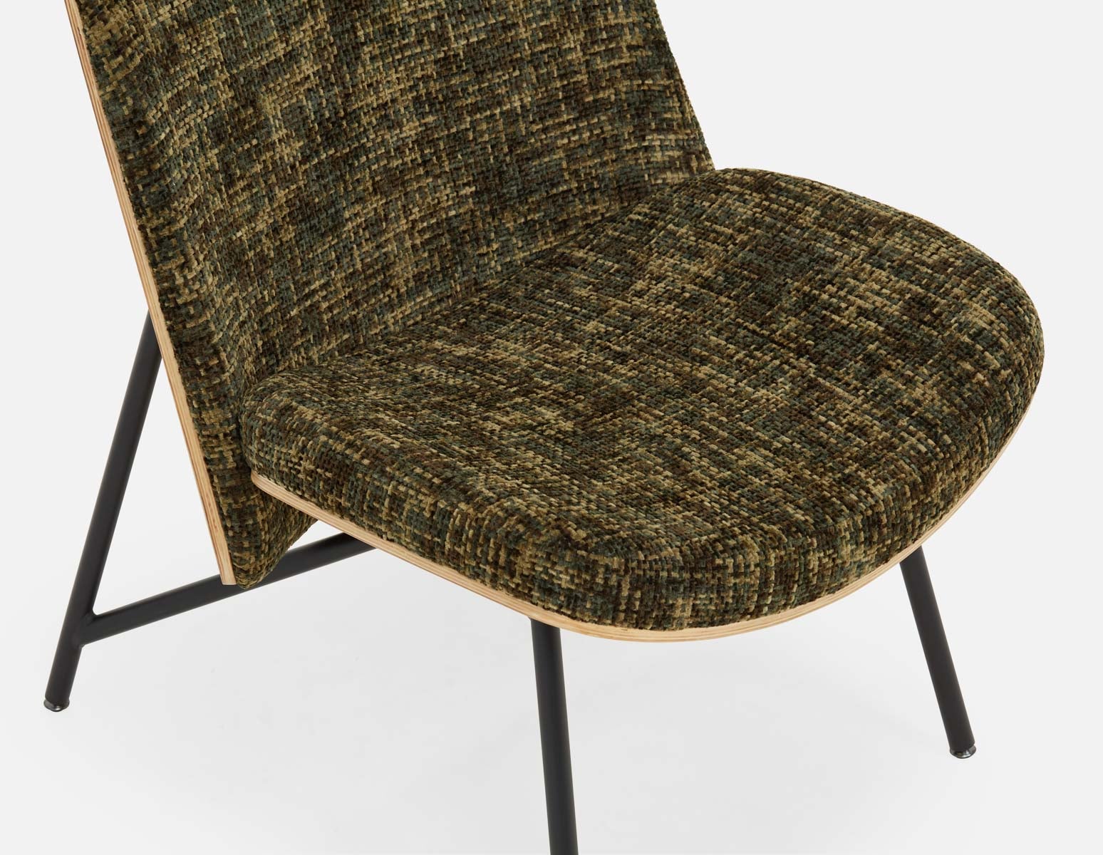 STEPHANE contemporary accent bentwood chair undefined