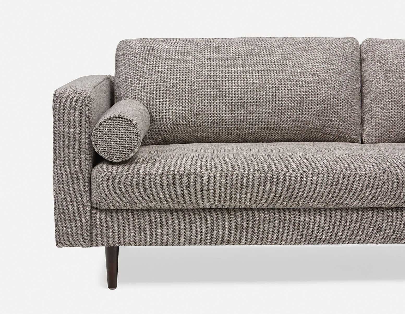 KINSEY mid-century modern 3-seater sofa undefined