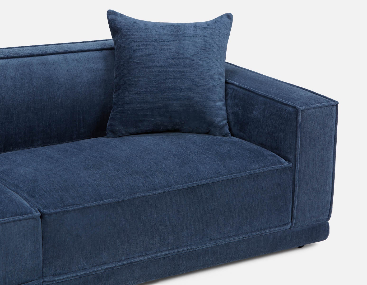 HILLARY modern low back 96" luxury sofa undefined