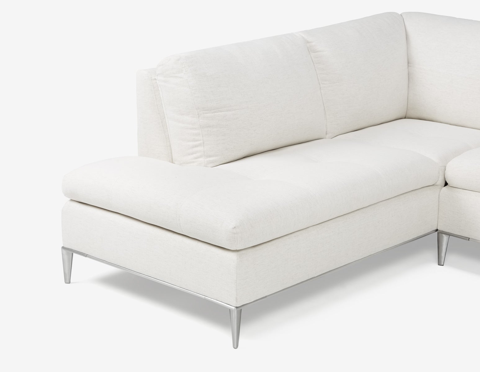 ANDREW left-facing sectional sofa in performance fabric undefined