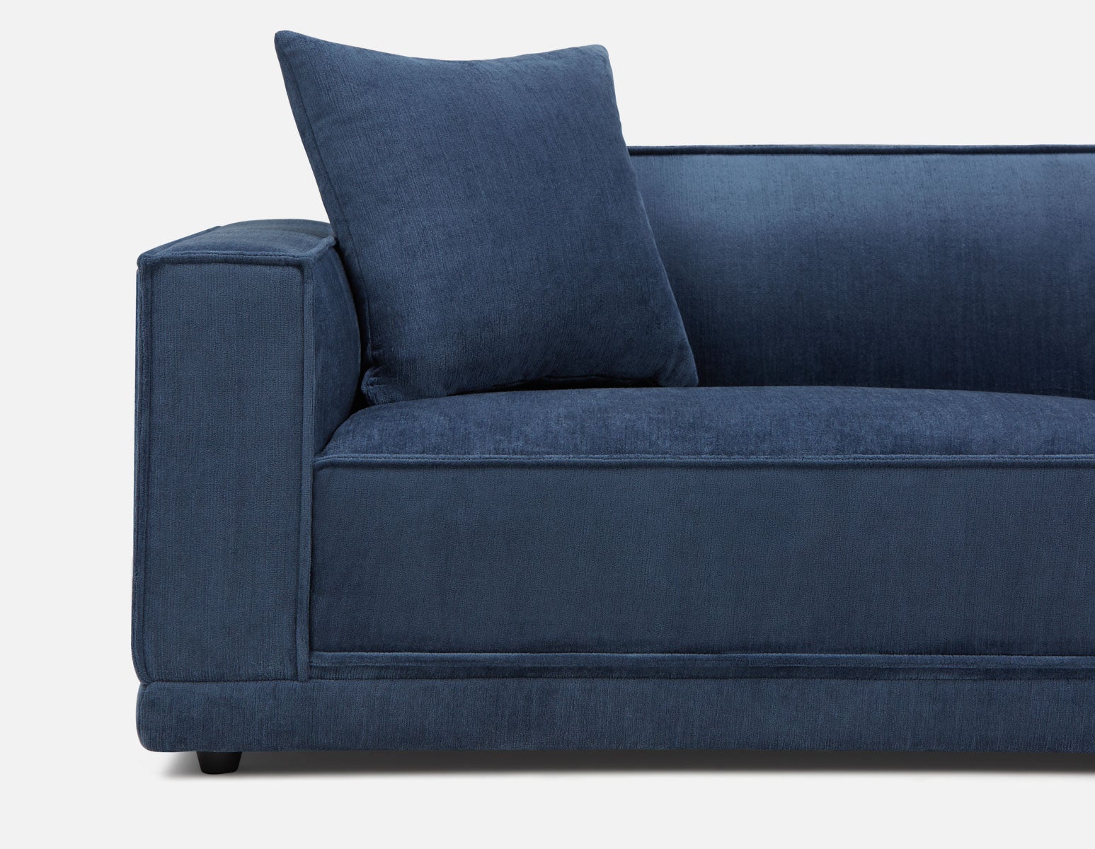 HILLARY modern low back 96" luxury sofa undefined