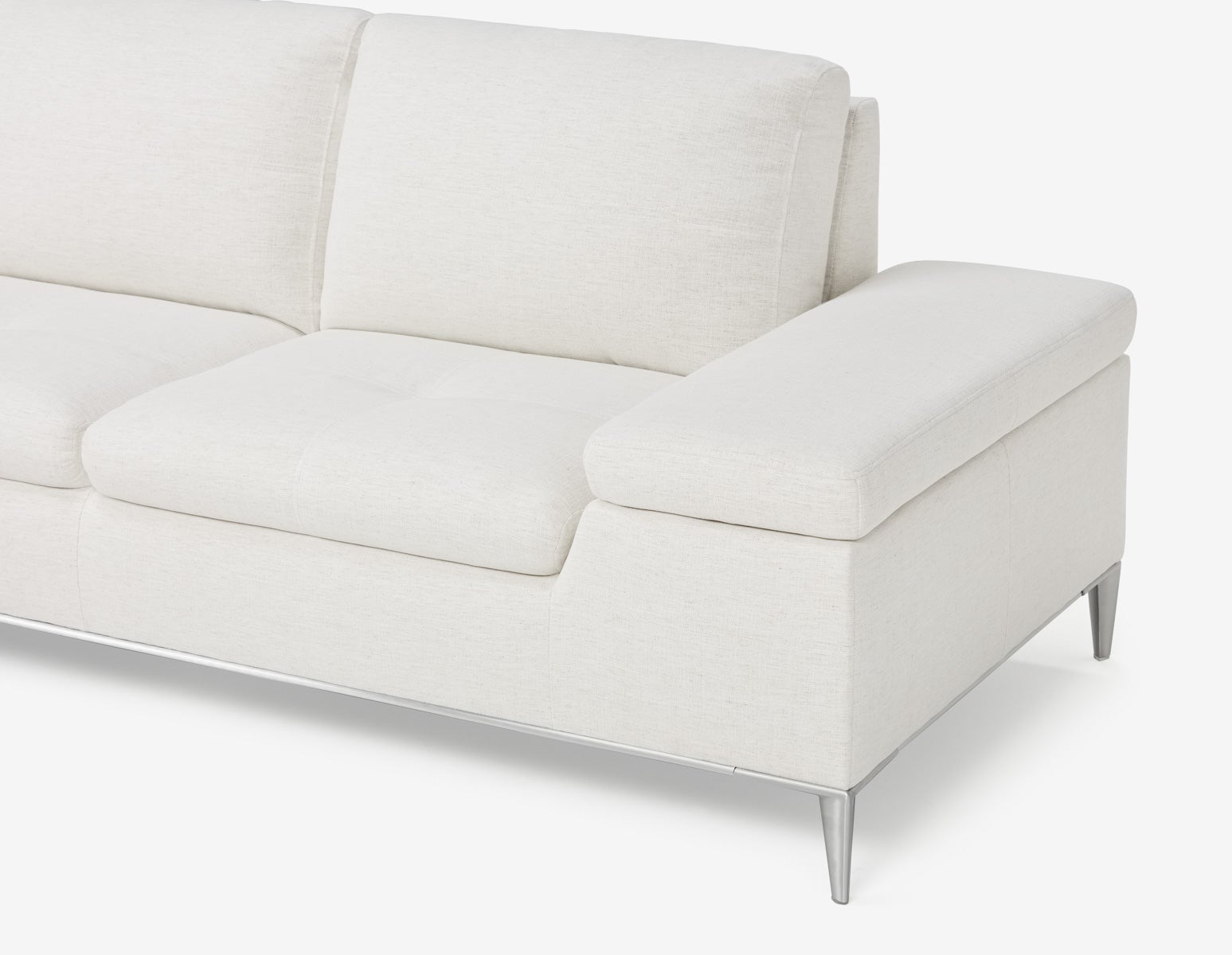 ANDREW left-facing sectional sofa in performance fabric undefined