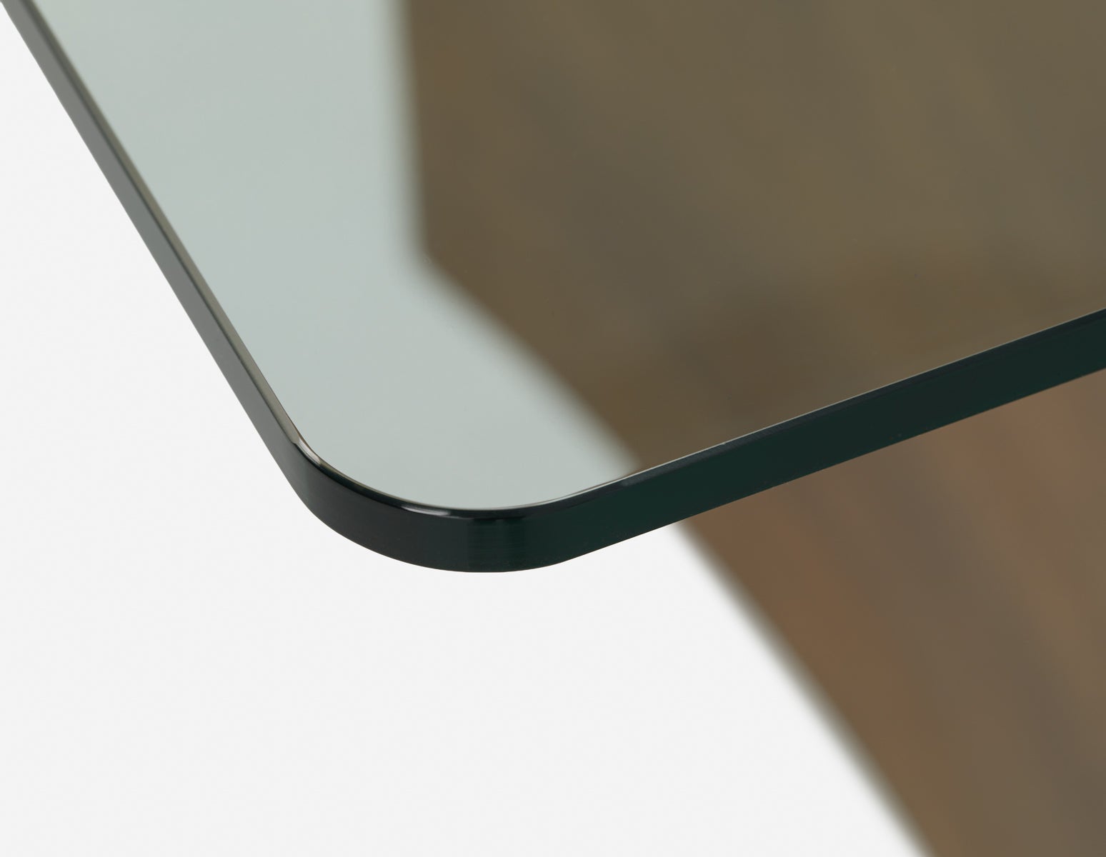 JOELLE solid rubberwood dining table with tempered glass top 200 cm undefined