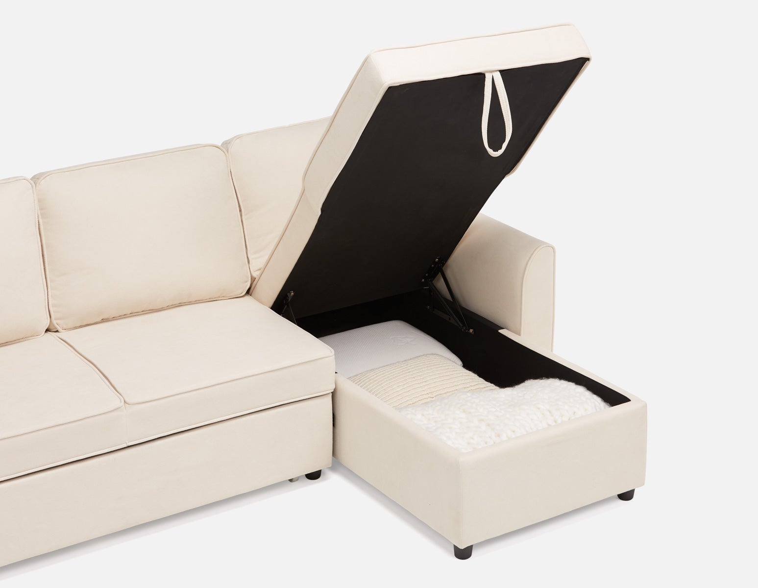 ALEX moderne canapé-lit d'angle interchangeable avec rangement undefined