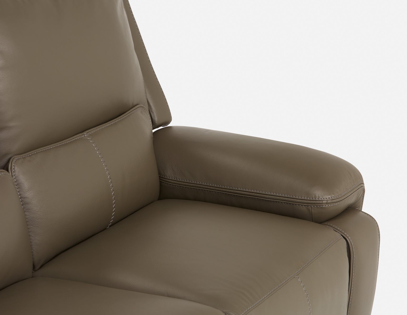 FAOUZI canapé inclinable en cuir contemporain undefined