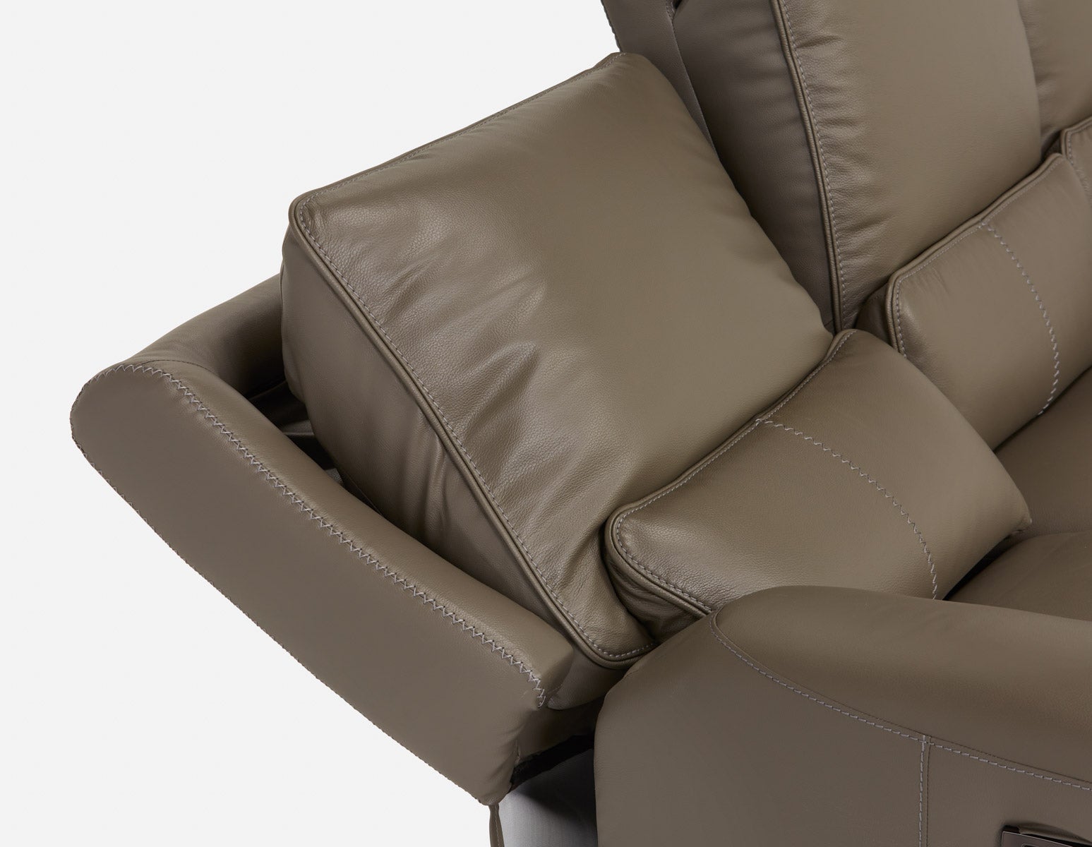 FAOUZI canapé inclinable en cuir contemporain undefined