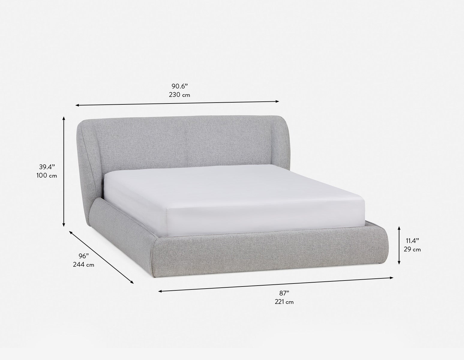 NICK king size bed undefined