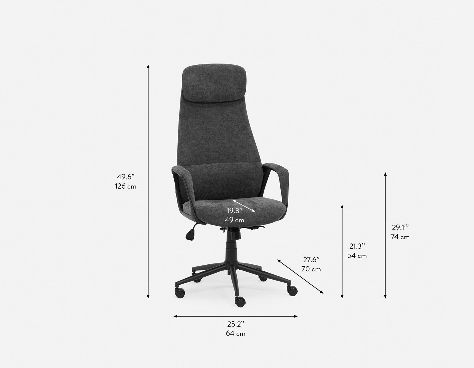LAZSLO chaise de bureau ergonomique undefined