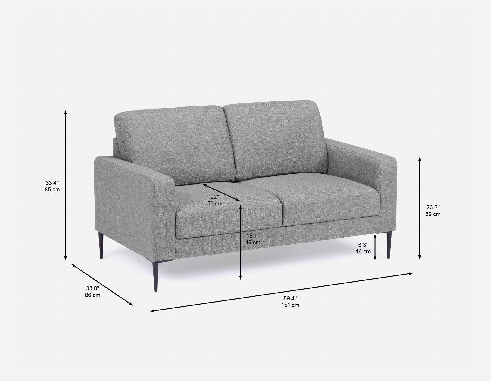 TERESA timeless loveseat undefined