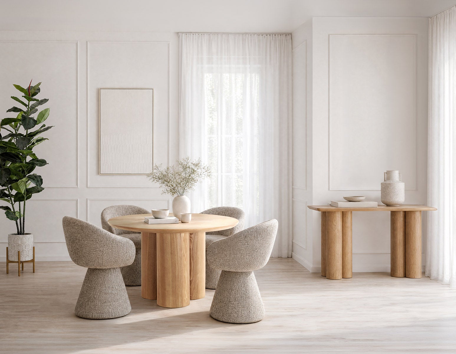GUIDO modern minimalist console table 150 cm undefined