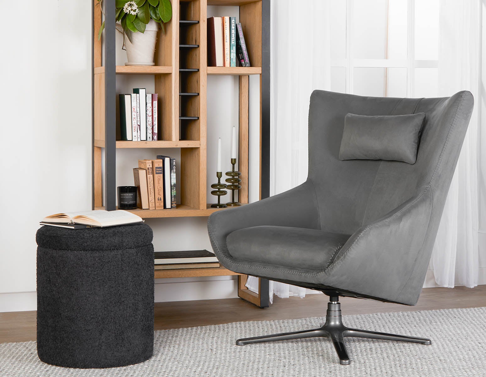 ANITA modern contemporary swivel armchair undefined
