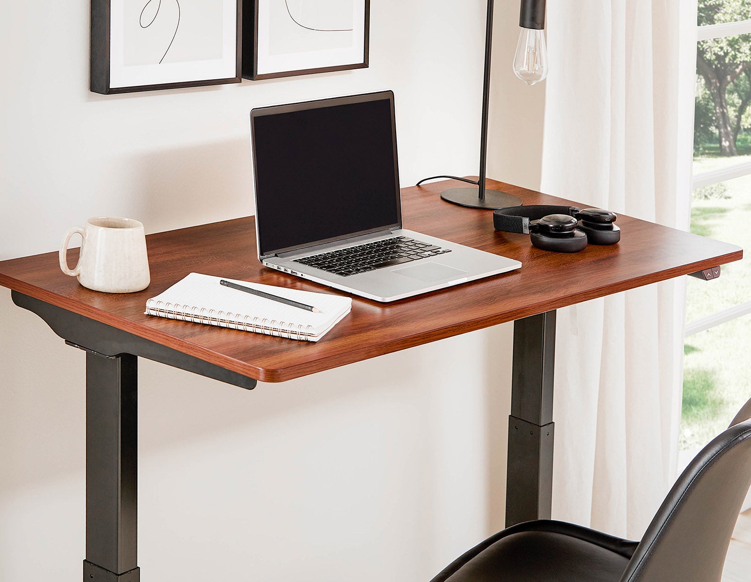 LEVER 2-stage single motor electric desk 120 cm (top included) undefined