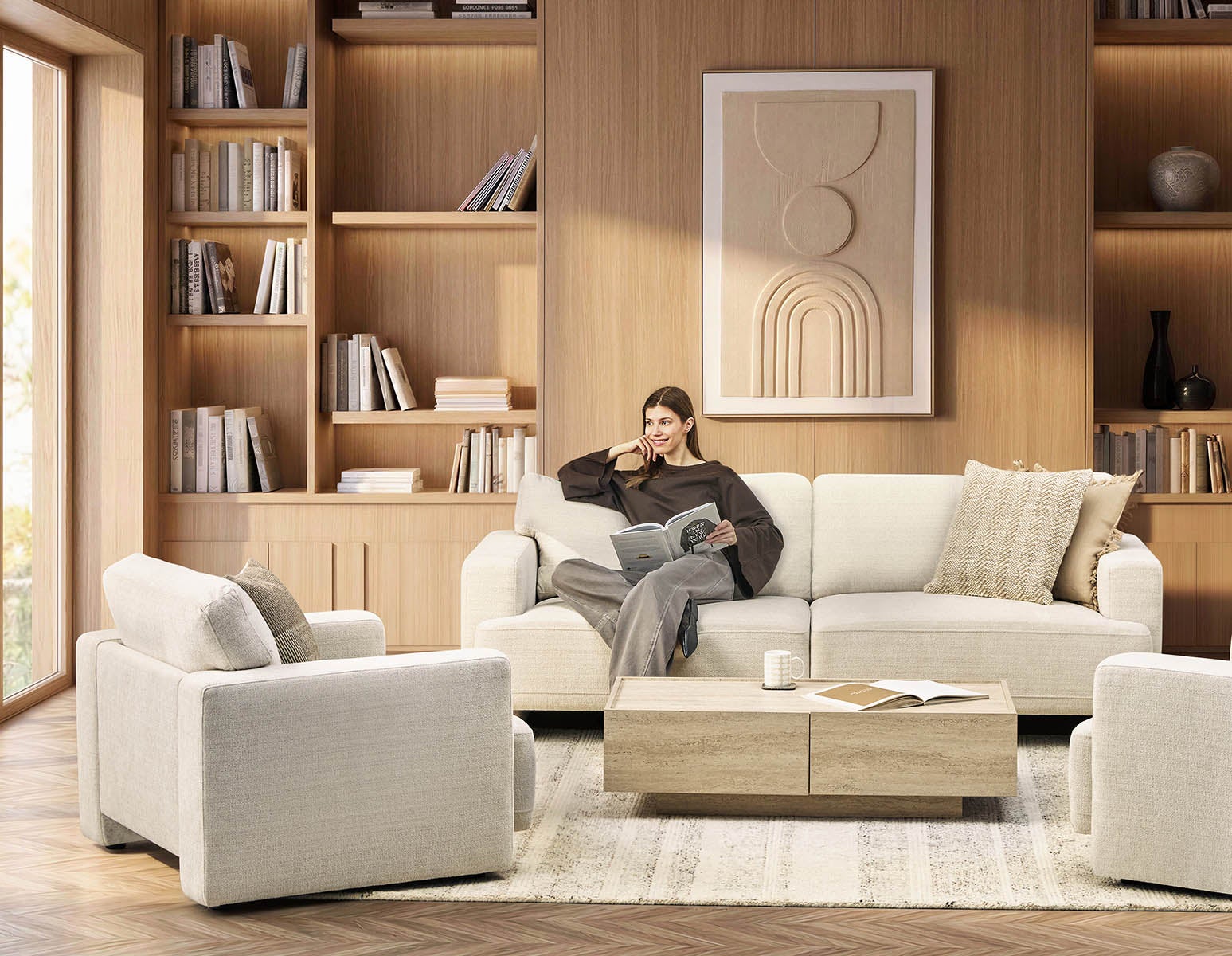 CHARLIE fauteuil moderne contemporain undefined