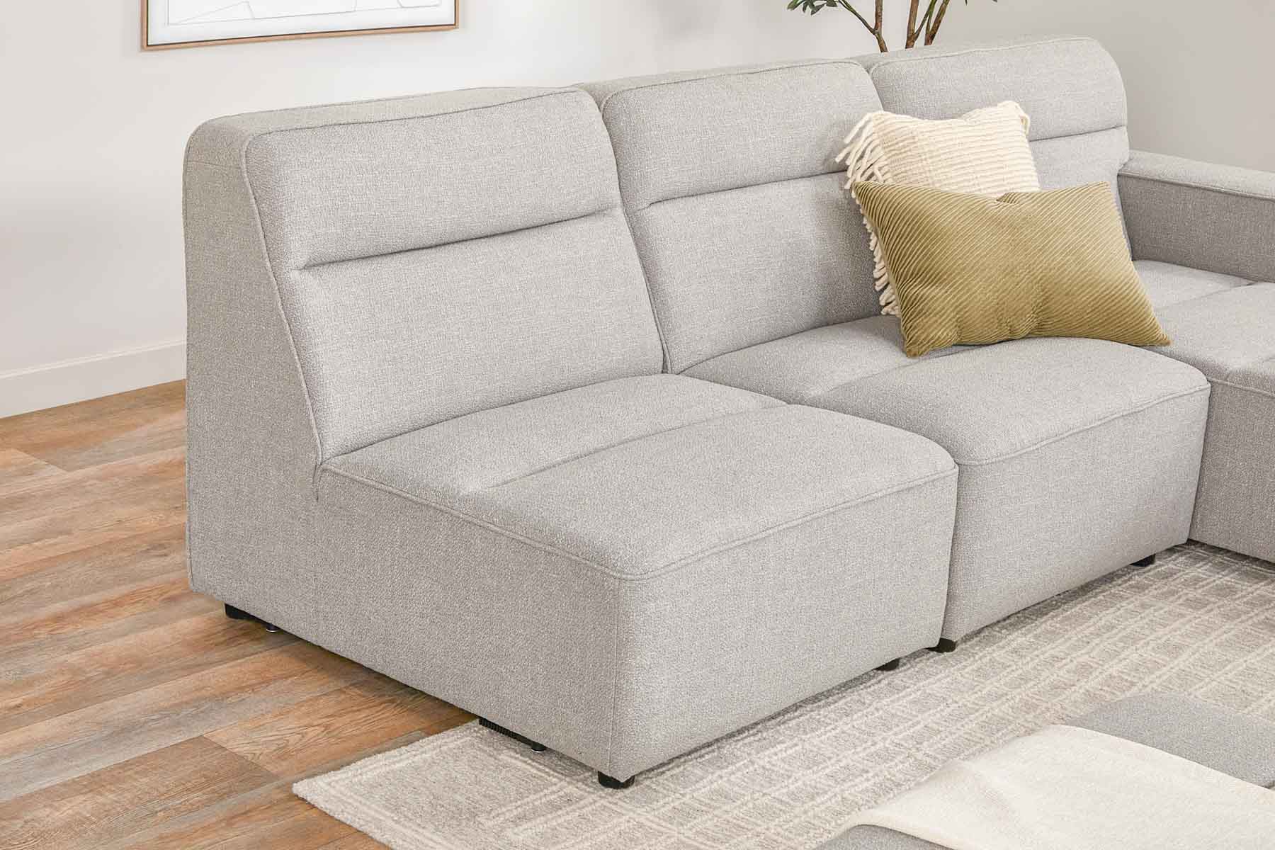 REVAN modern modular armless sofa customize to fit your space undefined