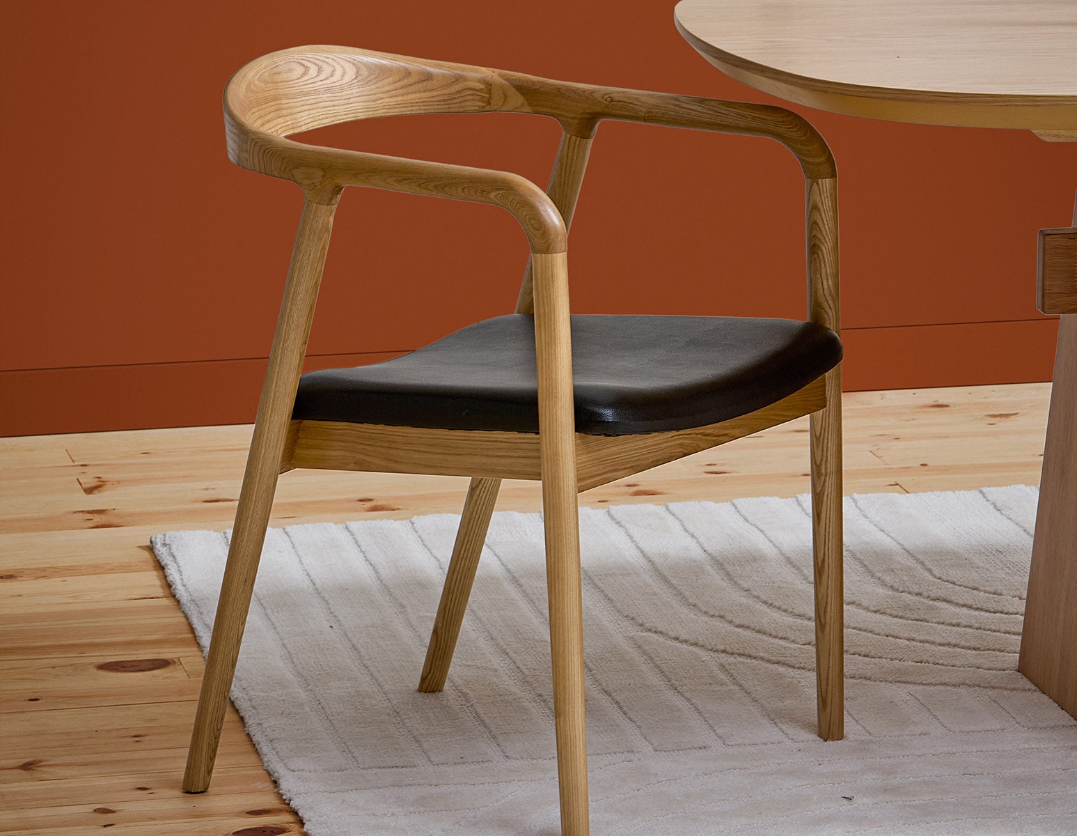 FREYA chaise de salle à manger moderne du milieu du siècle undefined