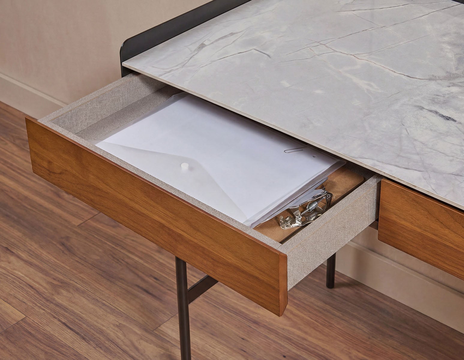 MARTIN desk with ceramic top (width: 100 cm) undefined
