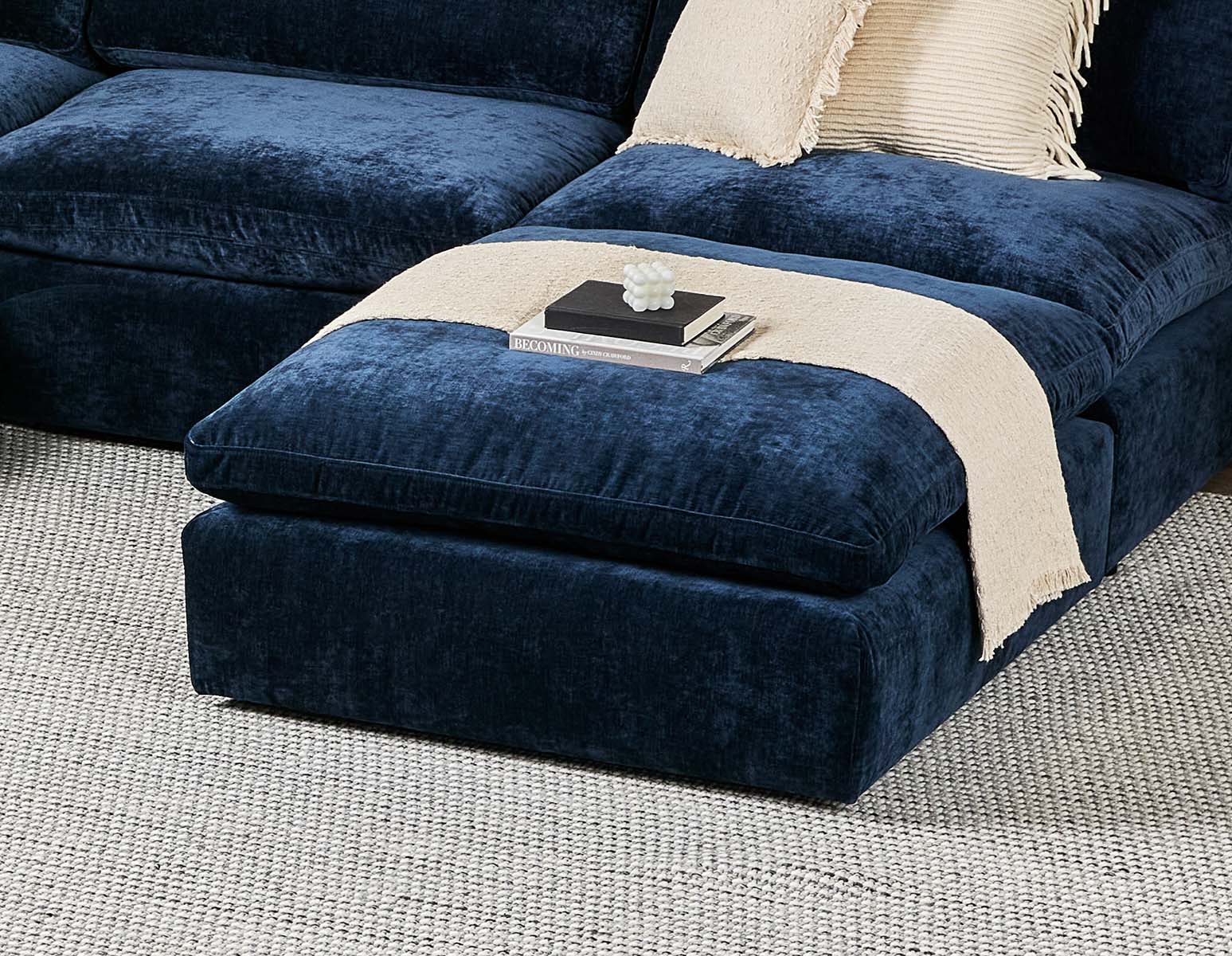 CHABLIS luxurious ottoman undefined