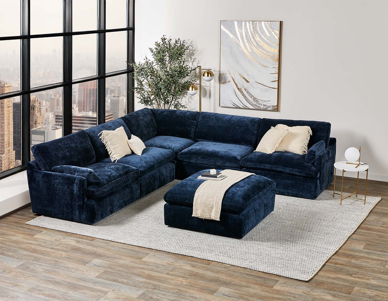 CHABLIS luxurious ottoman undefined