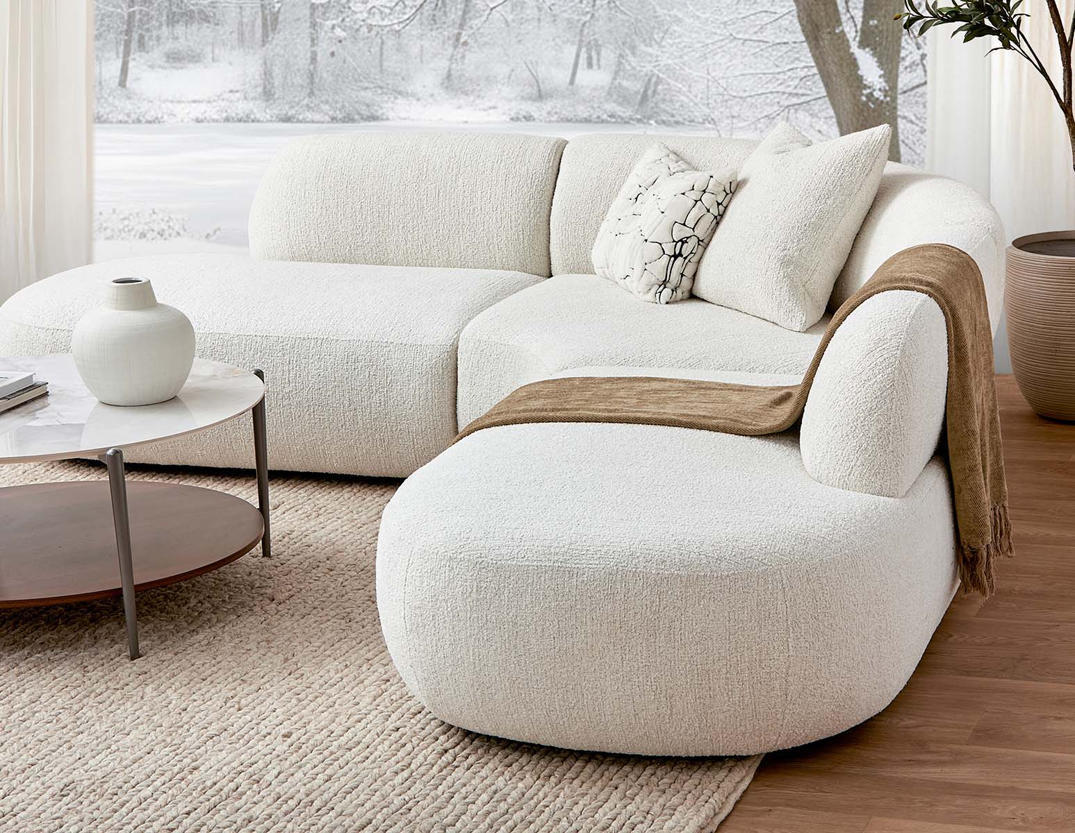 ELEONOR modern contemporary sectional sofa undefined