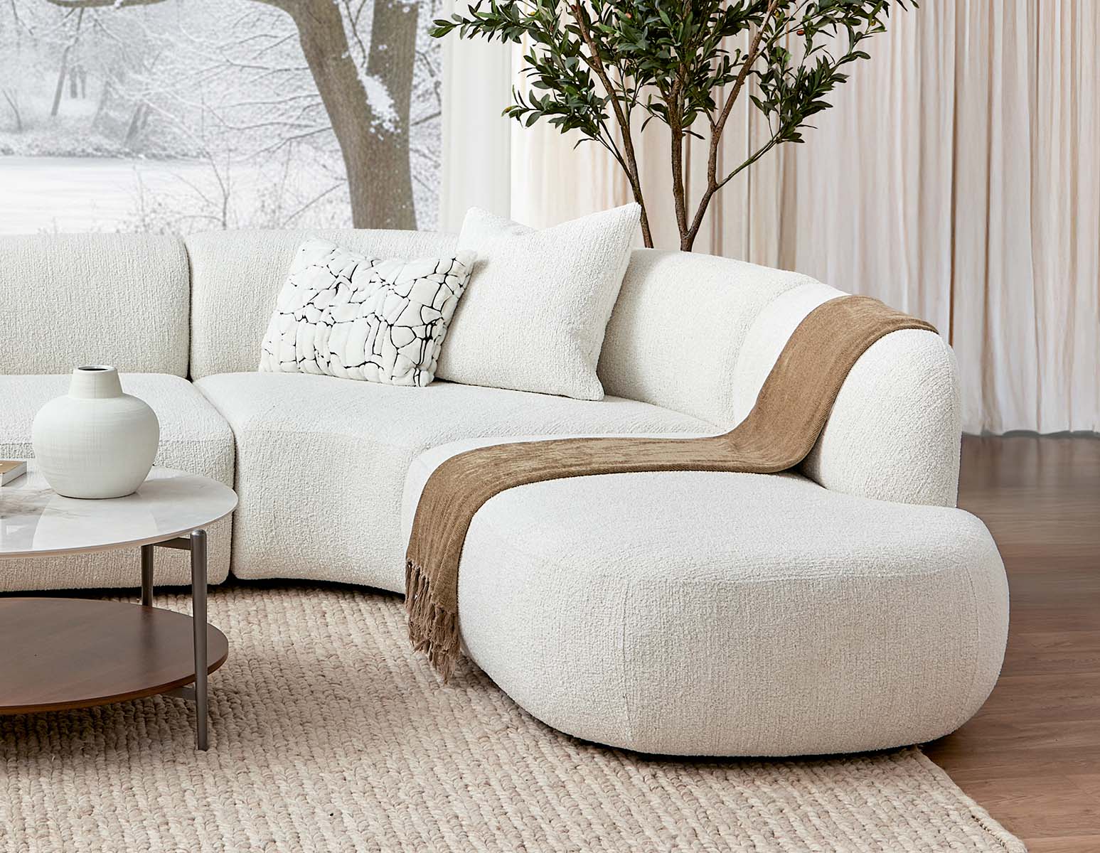 ELEONOR modern contemporary sectional sofa undefined