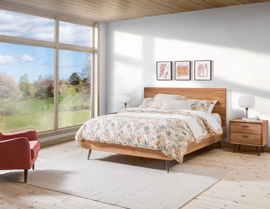JENSON rosewood king size bed undefined