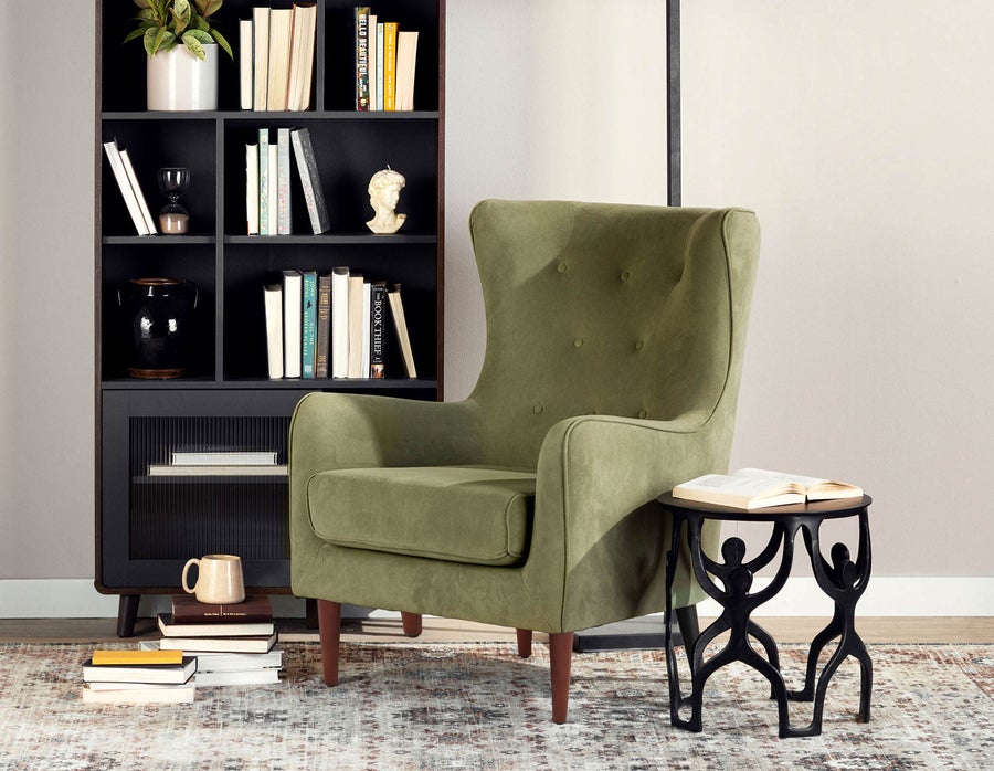 POLO contemporary tufted armchair undefined