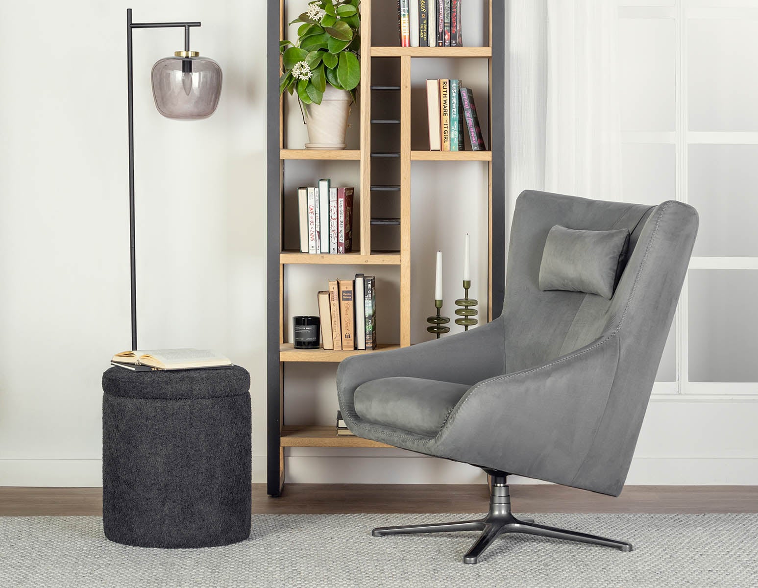 ANITA modern contemporary swivel armchair undefined