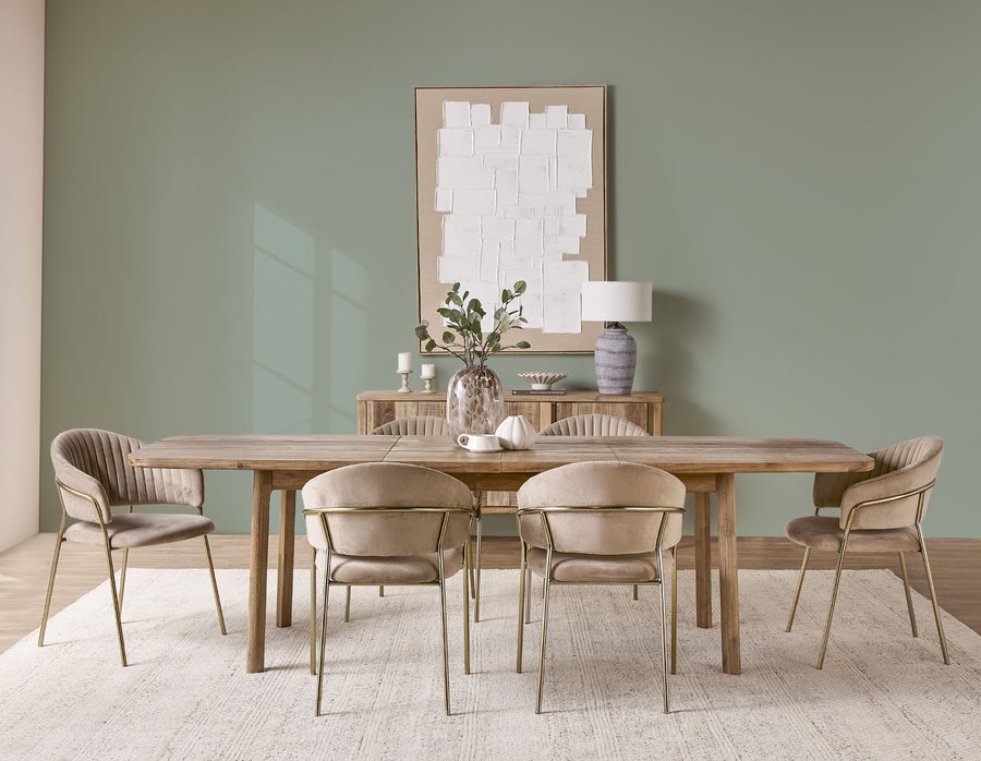 SHARON velvet dining armchair undefined