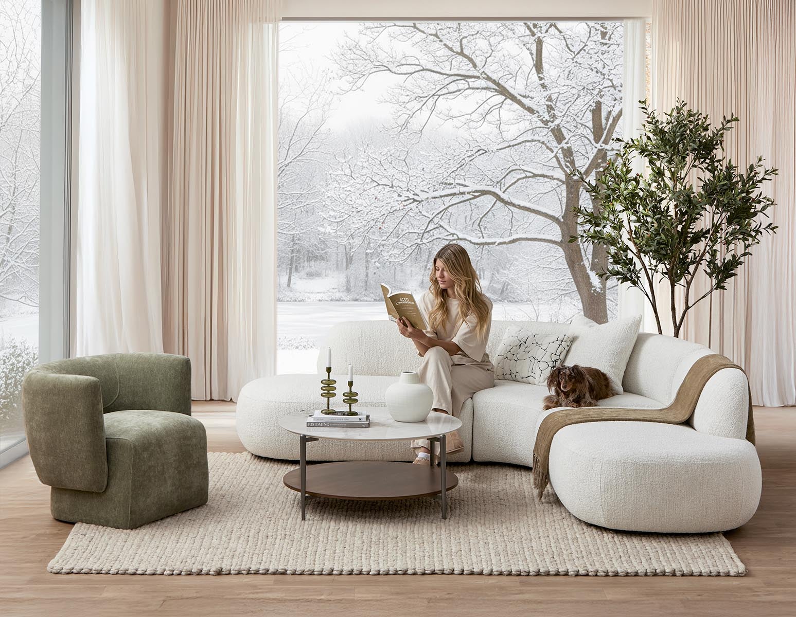 ELEONOR modern contemporary sectional sofa undefined
