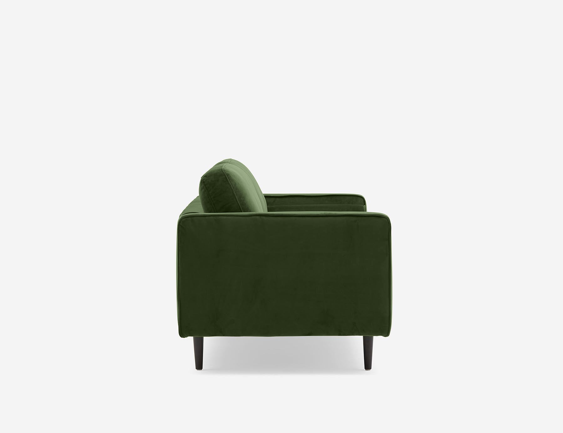 KINSEY velvet 3-seater sofa undefined
