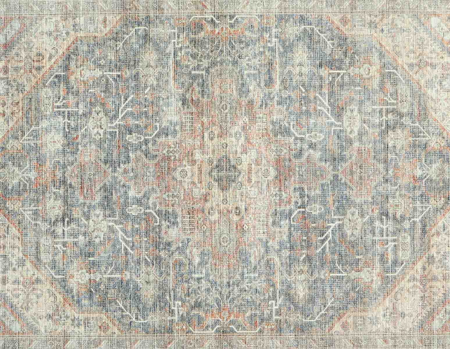 GAIA tapis artisanal en polyester 6'x9' undefined